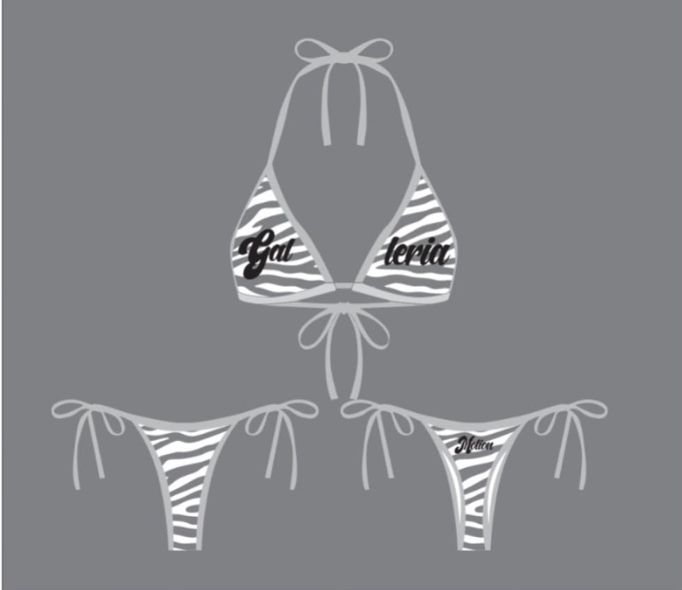 Zebra Print Bikini